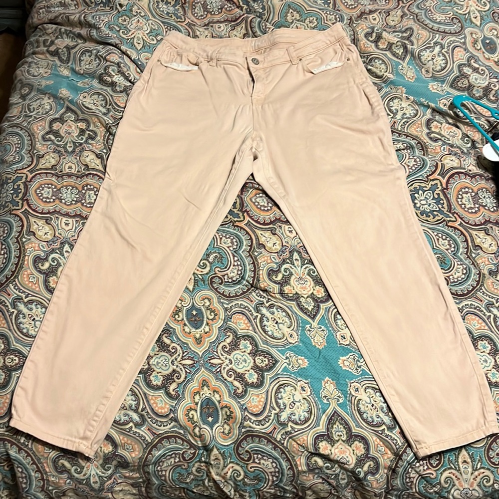 Style & Co curvy skinny leg colored jeans